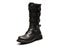 Winter Men's Leather Motorcycle Boots Punk Chain Mid-calf Platform Boots Gothic Carousel 2