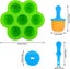 green Mini Baby Ice Cream Mold Reusable Popsicle Mold Ice Cream Mold With Carousel 4