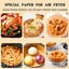 200Pcs Air Fryer Liners Non-stick Disposable Liners Baking Paper Carousel 6