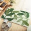 Non-slip Bath Mat 50 X 80 Cm Green Leaf Bathroom Floor Mat Super Soft And Wat Carousel 1
