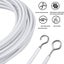 Net Curtain Wire 10m Curtain Wire White Curtain Wire With Curtain Hooks And Ey Carousel 4