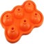 black + Orange Set Of 2 6 Hole Spherical Ice Mold Ice Cube Tray Food G Carousel 2