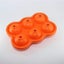 black + Orange Set Of 2 6 Hole Spherical Ice Mold Ice Cube Tray Food G Carousel 4