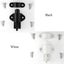 White 2 Pcs Automatic Door Latch Aluminumwindow Security Door Spring Pull Rin Carousel 5