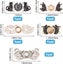 5 Styles Pants Waist Adjustable Buckle Jeans Buckle Extend Button Retractable Carousel 3