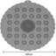 Non-slip Round Shower Mat Silicone Massage Bath Mat For Shower Cabin Bathroom Carousel 3
