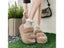 Summer Home Furry Fur Slides Plush Slippers Fluffy Flip Flops Luxury Slip On Carousel 6