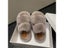 Summer Home Furry Fur Slides Plush Slippers Fluffy Flip Flops Luxury Slip On Carousel 1