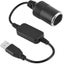 3m Usb A Male To 12v Female Cigarette Lighter Socket Converter Usb Port Power Carousel 1