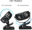 Mini Usb Fan Desk Usb Fan With Clip Portable Rechargeable 360 Rotation With 3 Carousel 4
