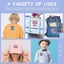 16 Pcs Iron On Patches Stitch Cartoon Stitch Patches Embroidered Applique Kit Carousel 3