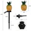 Decorative Solar Lights For Outdoor Garden Set Of 2 Pineapple Waterproof Land Carousel 3