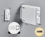 White Retractable Clothesline 1 To 2 Clothes Line Winder With 4.2m Laundry Ho Carousel 4