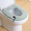 2 Pack Universal Soft Warm Toilet Seat Cushion With Hanging Loopgreen Carousel 1