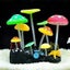 Colorful Mushroom Lighting Effect Artificial Mushroom Aquarium Plant Decorati Carousel 1