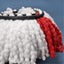 2-pack Compatible With Vileda Mop Heads red White 2-in-1 Turbo Mop Repl Carousel 4