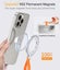 Magnetic Ring Holder With Finger Loop Compatible MagSafe iPhone-Silver Carousel 5