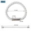 2pcs Blue Magnetic Curtain Tieback Curtain Clips Rope Curtain Holder For Decor Carousel 4