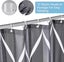 Black Funny Cats Waterproof Polyester Shower And Bath Curtain With 12 Rings M Carousel 4