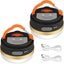 Camping Lights 2-pack Tent Lights Usb Rechargeable 3 Modes Camping Lantern An Carousel 1