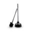 Toilet Plunger And Bowl Brush For Bathroom Cleaning Black 1 Set Carousel 3