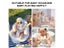 Infant Shining Baby Inflatable Sofa PVC Multifunctional Bath Seat Carousel 5