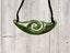 Greenstone Nephrite Jade Breastplate / Koru / Twist / Toki Manaia Carousel 7