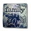Family Blue Square Ceramic Tile Carousel 1
