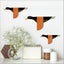 Folk Duck Bird Wall Set Carousel 1