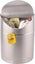 Mini Countertop Trash Can | Brushed Stainless Steel Swing Top Lid Trash Bin Carousel 1