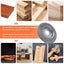 4PCS Wood Carving Disc Set+5PCS Rotary Burr Rasp Set Carousel 5