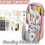 pink Pencil Case Large Capacity Vertical Pencil Bag Stationery Storage Bag L Carousel 4
