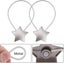 2pc Star Magnetic Curtain Puller silver Curtain Puller Curtain Clips Cord P Carousel 4