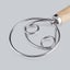 Bread Dough Whisk Professional Danish Dough Mixer Egg Beater Wooden Handle Bre Carousel 2