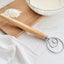 Bread Dough Whisk Professional Danish Dough Mixer Egg Beater Wooden Handle Bre Carousel 4