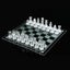 Glass Chess Set Frosted/polished Glass Chess Set Glass Chess Pieces With Pad Carousel 1