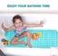 Blue Extra Long Bath Mat With Strong Suction Cups Non-slip Bath Mat Pvc Materi Carousel 2