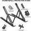 Laptop Stand 6 Levels Height Adjustable Ventilated Aluminum Laptop Computer Carousel 4