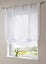 1 Piece Roman Curtain Knot Sitting Bedroom Style Voile Embroidered Window Wh Carousel 3