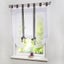 1 Piece Roman Curtain Knot Sitting Bedroom Style Voile Embroidered Window Wh Carousel 4