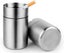 Stainless Steel Ashtray small 2 Pieces Carousel 4