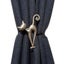 Gold Metal Magnetic Curtain Holder With Buckle Clips Alloy Cute Cat Back Tie S Carousel 1