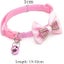 6 Cat Collars With Bells And Bows For Quick Release Adjustable Pet Collars Ca Carousel 2