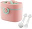 Pink Baby Milk Dispenser 410ml One Touch Dispenser Baby Milk Jar With Sili Carousel 1