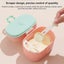 Pink Baby Milk Dispenser 410ml One Touch Dispenser Baby Milk Jar With Sili Carousel 4