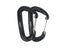 5/2/1PCS Durable 12KN D Carabiner Key Aluminum Wire Gate Spring Clip Locking Carousel 4