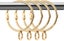 20 Pieces Rustproof Metal Curtain Ring Hanger Loop With Opening Buttonhole Su Carousel 1