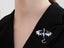2Pcs Flying Dragon Brooch Pin Vintage Punk Flying Dragon Brooch Brown Black Carousel 4
