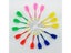 8 PCS Darts Nice Flight Harrow Point Multicolor Plastic Wing Needle Barrel Iron Carousel 5