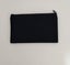 Black-2 Pieces Canvas Cosmetic Bag Blank Case Multifunctional Zipper Bag Diy H Carousel 4